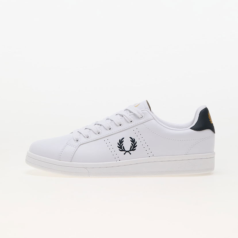 Tenisky a topánky Fred Perry B721 Leather White Biela | B6312 567