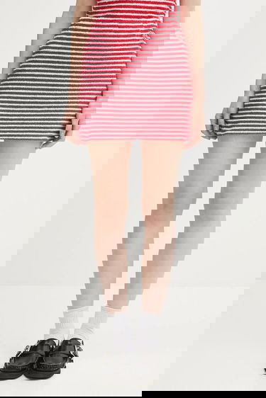 Sukňa Sporty & Rich Sporty & Rich Striped Terry Aline Mini Skirt Červená | SK017602300ST67, 0