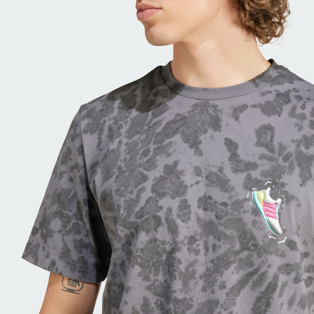 Tričko adidas Performance Summer Fun Sneaker Graphic T-Shirt Šedá | IR5840, 1