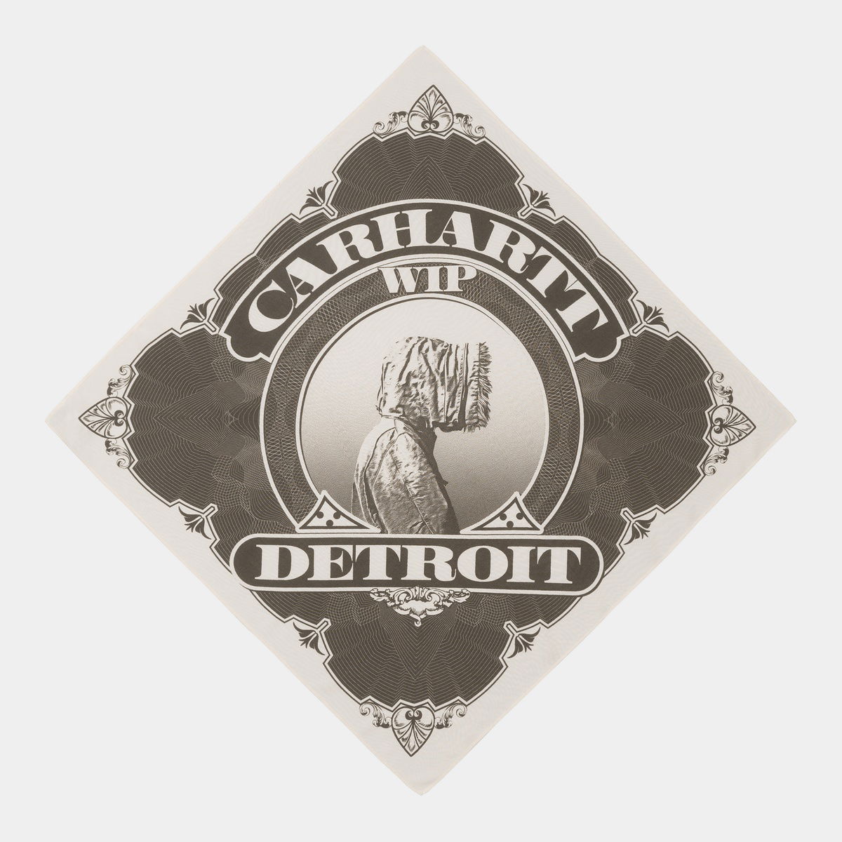Šál Carhartt WIP Carhartt WIP Cold World Print Bandana Béžová | I035745_1, 0