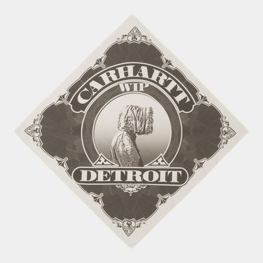 Šál Carhartt WIP Carhartt WIP Cold World Print Bandana Béžová | I035745_1, 0