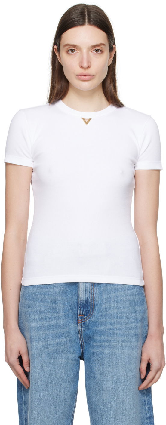 Tričko Valentino Hardware T-Shirt Biela | 4B3MG22B8GF, 0