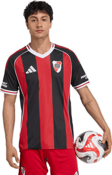 Dres adidas Performance River Plate 25/26 Away Jersey Červená | JI7077, 4