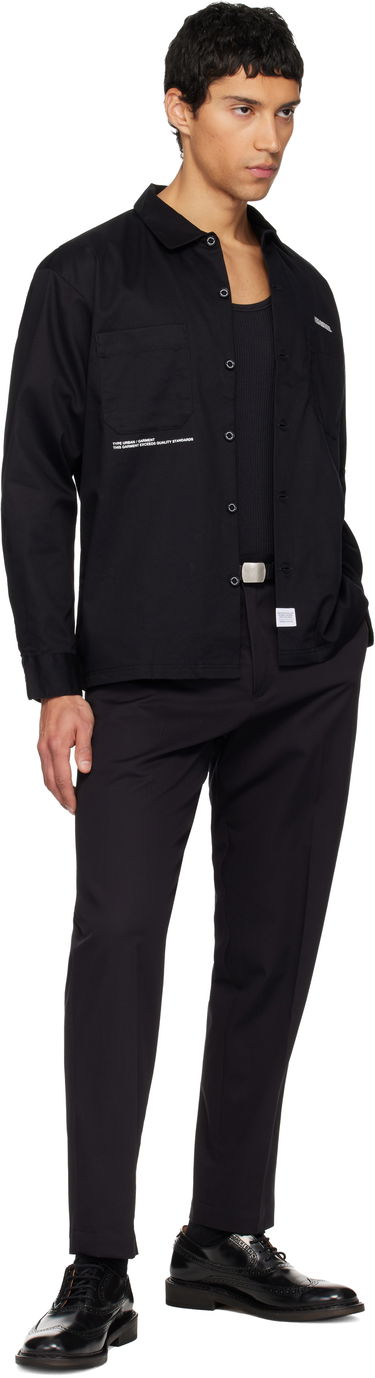 Košeľa Neighborhood Classic LS Work Shirt Čierna | 252TSNH-SHM01, 3