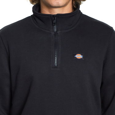 Mikina Dickies Oakport Quarter Zip Sweater Čierna | DK0A4XD4BLK1, 2