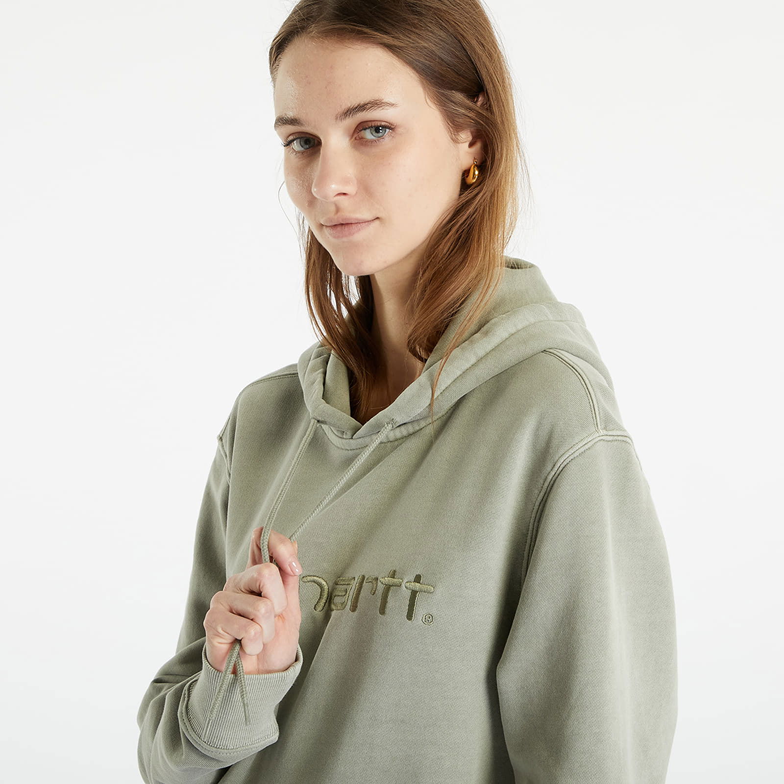 Hooded Duster Sweat UNISEX Yucca Garment Dyed