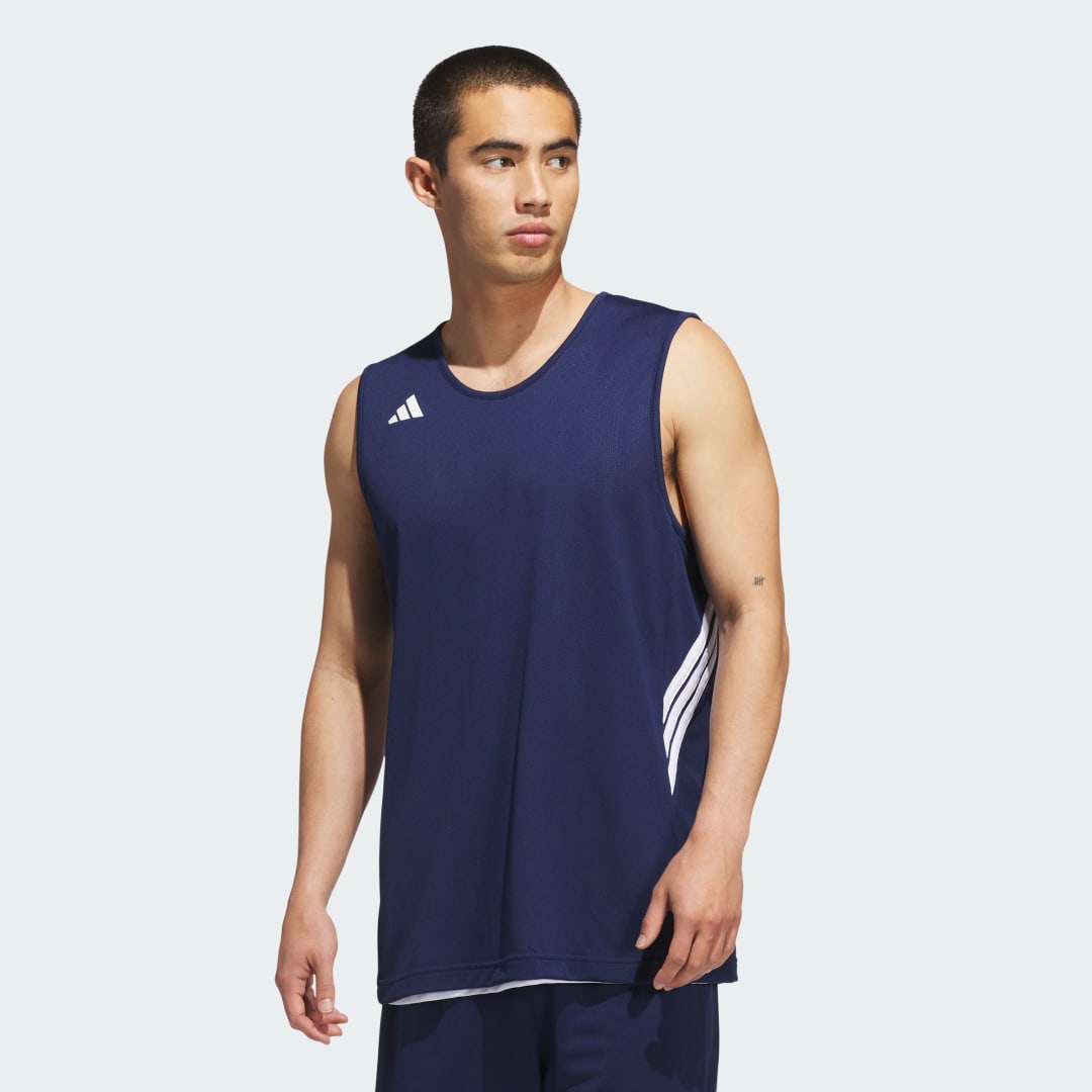 Dres adidas Performance 3G Speed Reversible Basketball Jersey Modrá | JM5096, 0