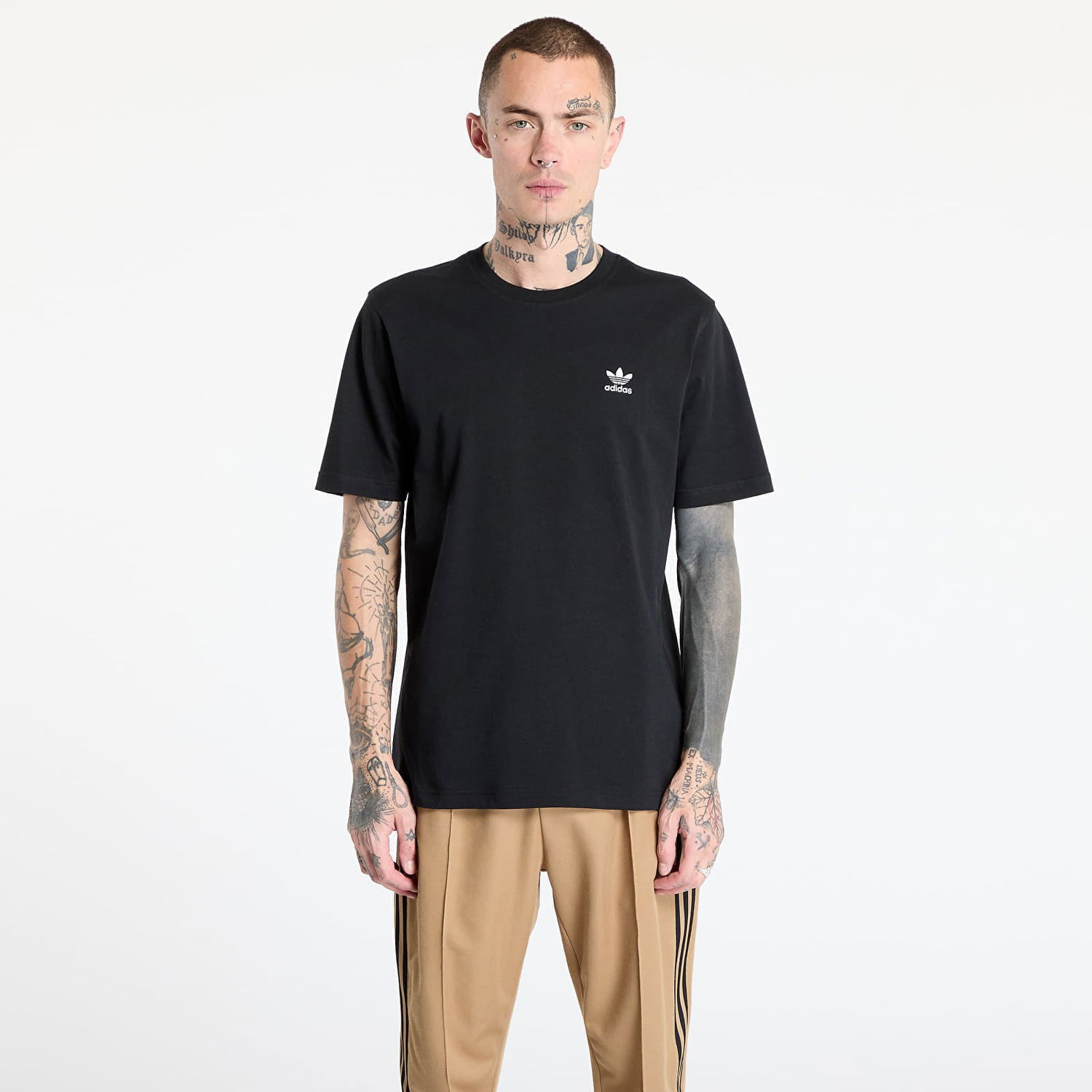 Tričko adidas Originals Trefoil Essentials Tee Čierna | JI8545, 0