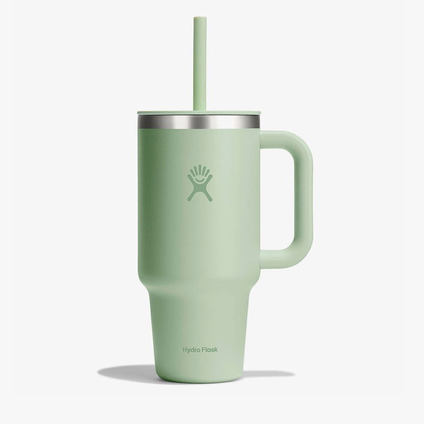 Fľaše Hydro Flask 946ml Travel Tumbler with Handle and Straw Universal Zelené | TT32PSC338