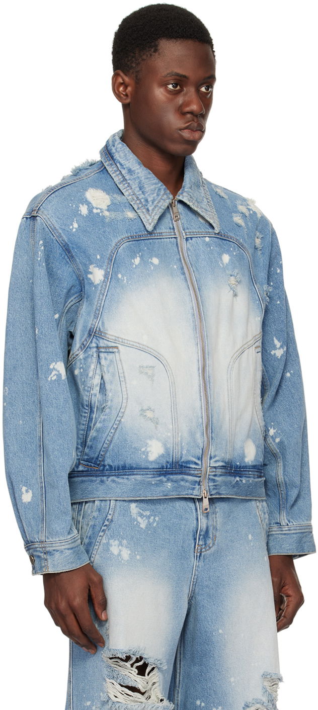 Distressed Denim Jacket