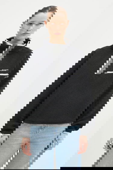 Mikina Columbia Helvetia Stand-Collar Snap-Button Fleece Pullover with Logo Čierna | 2092231, 0