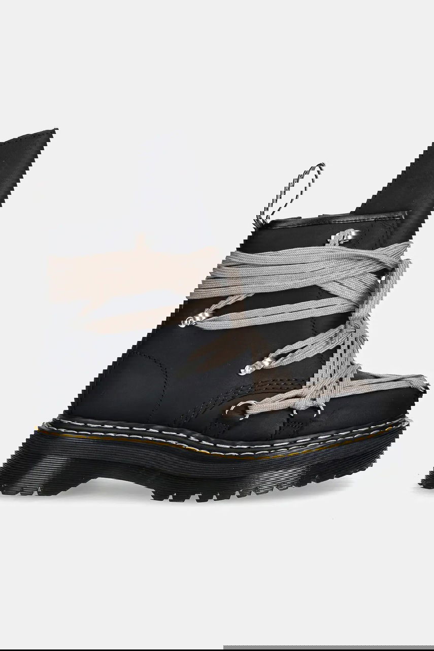 Tenisky a topánky Rick Owens Rick Owens DRKSHDW x Dr. Martens 1460 Quad Sole Megalace® Boot Čierna | DW02E6812.8001, 1