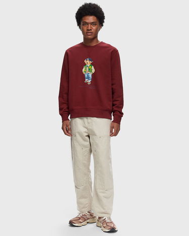 Mikina Polo by Ralph Lauren LONG SLEEVE SWEATSHIRT Vínová | 710953718001, 1