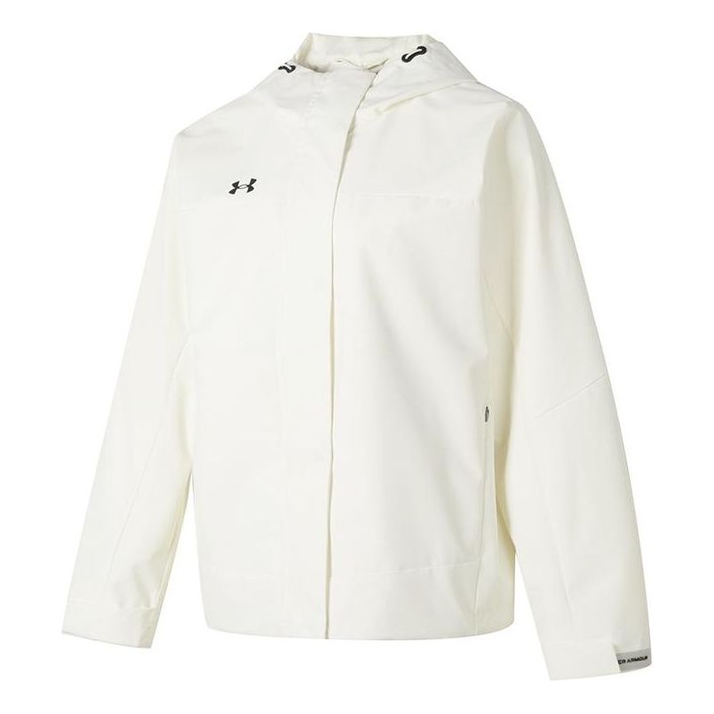Vetrovka Under Armour Solid Color Outdoor Training Woven Jacket Biela | 23600402-101, 0