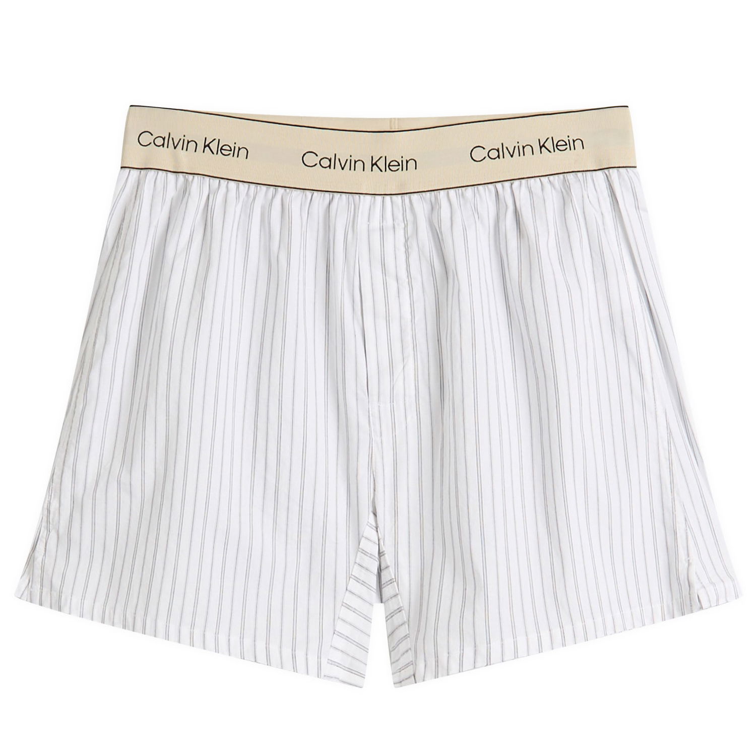 Boxerky CALVIN KLEIN Calvin Klein Cotton Poplin Trad Boxer Shorts, Size Large Biela | LV00NM2945ZEW, 0