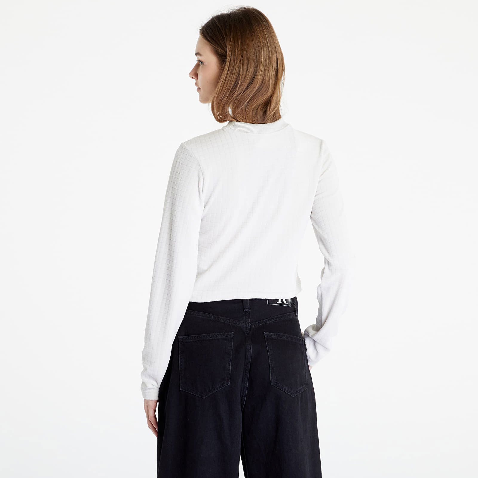 Velour Long-Sleeve Top Light