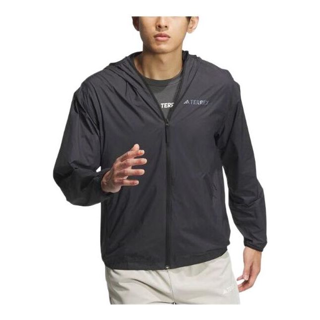 Vetrovka adidas Performance Terrex WIND.RDY Windbreaker Jacket Čierna | IW3911