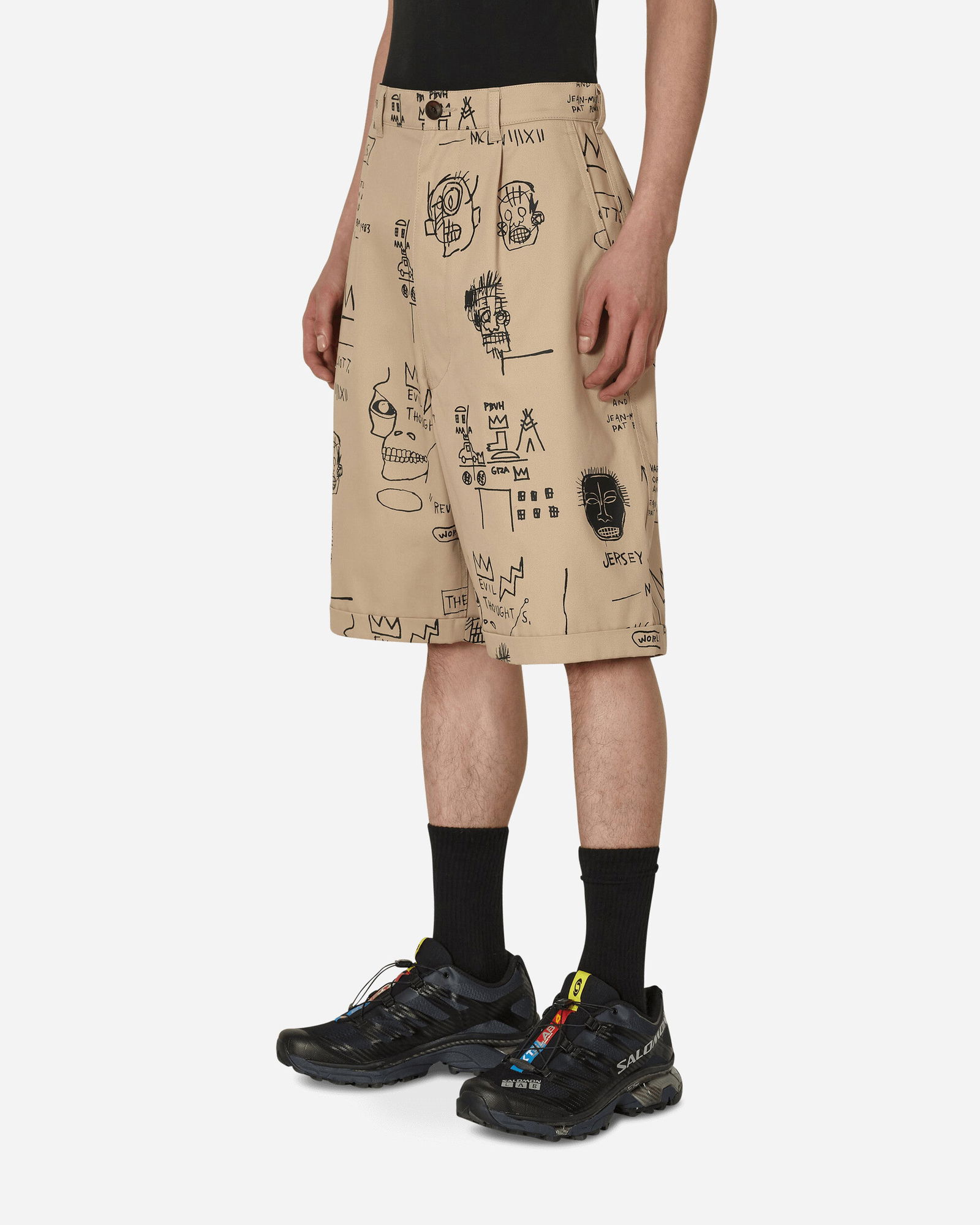 Jean-Michel Basquiat Print Chino Shorts