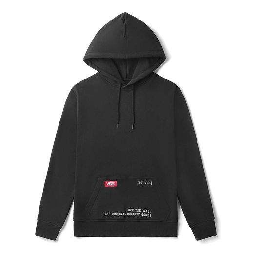 Mikina Vans Vans Sleeve Alphabet Logo Hoodie Čierna | VN0A3ZPNBLK