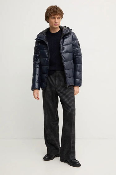 Sveter Lacoste Navy Blue Wool Cable Knit Sweater Navy | AH2924, 1