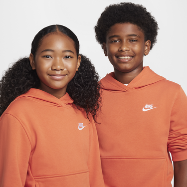 Mikina Nike Nike Sportswear Club Fleece Hoodie Oranžová | FD3000-846, 2