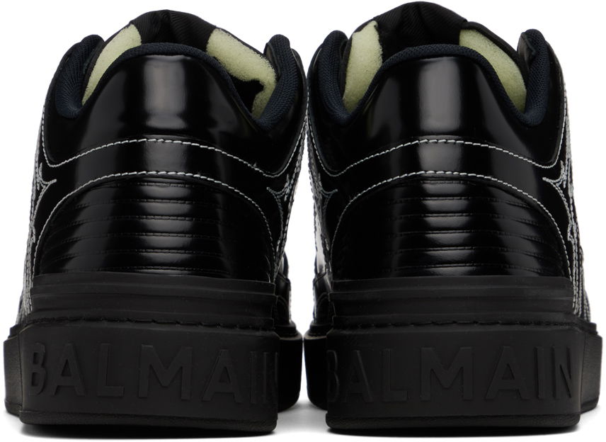 Tenisky a topánky Balmain Balmain B-Court Mid Top Western Čierna | CM1VI354LSLR, 1