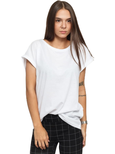 Tričko Urban Classics Ladies Organic Extended Shoulder Tee Biela | TB2983 white