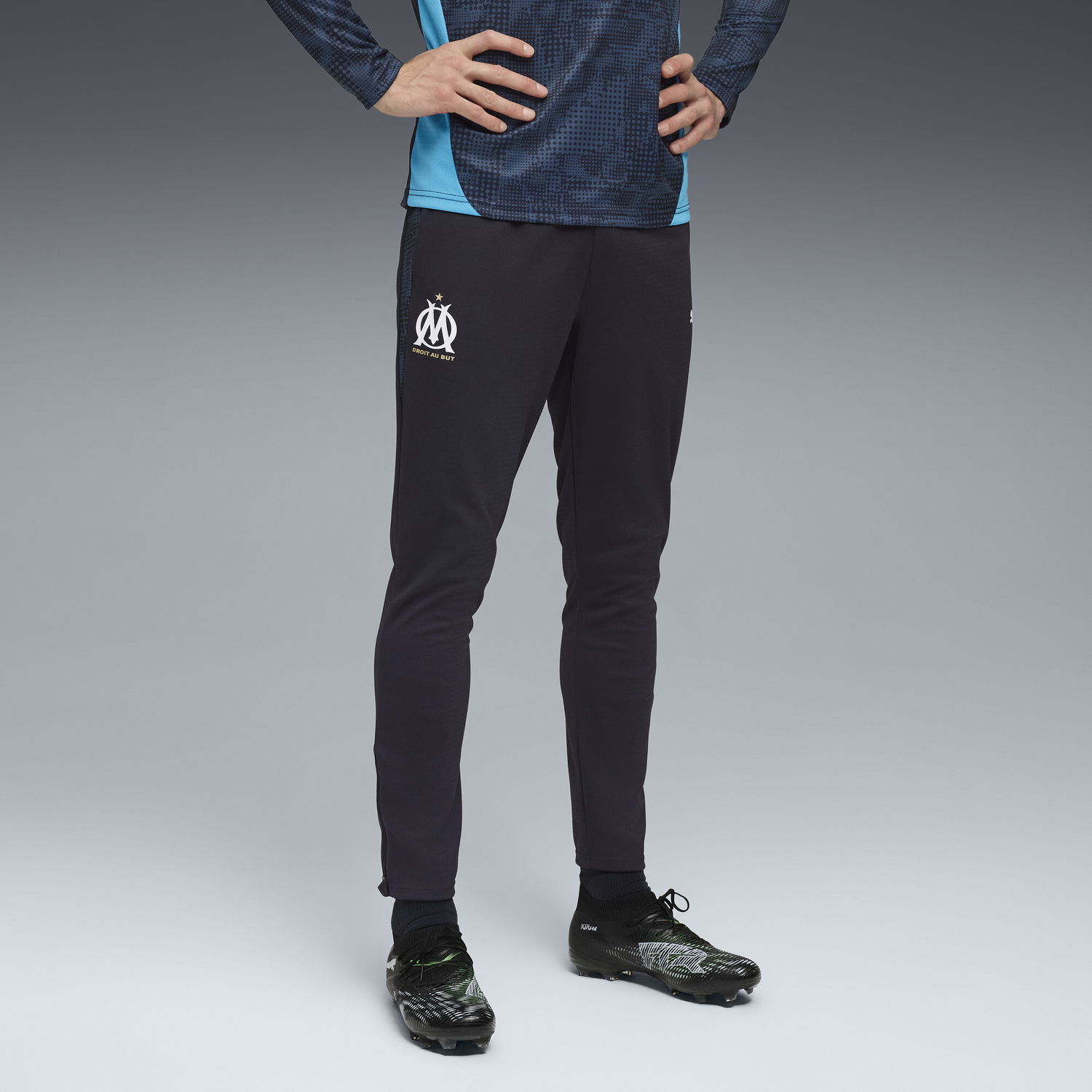 Tepláky Puma Olympique de Marseille Men's Training Pants Navy | 781542_24, 1