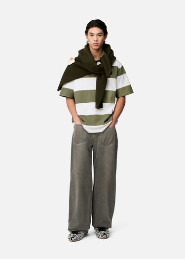 Polo tričko AXEL ARIGATO Short-Sleeve Striped Polo T-Shirt Rôznofarebný | A3798002, 7