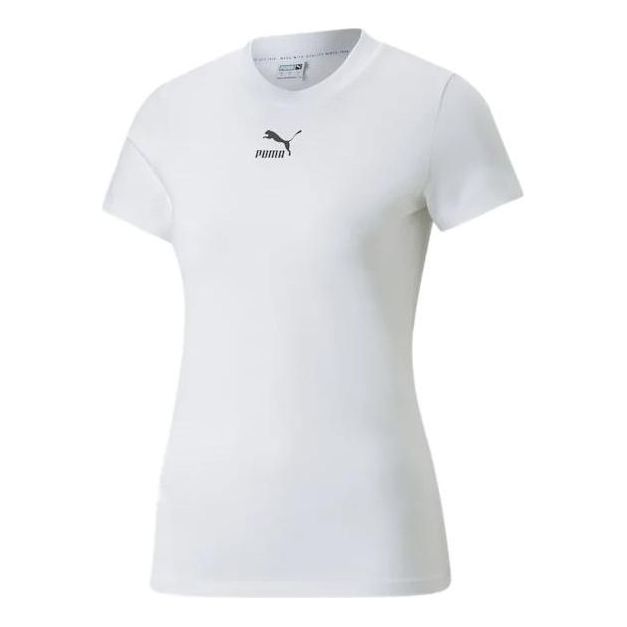 Tričko Puma Slim Fit Classics T-Shirt Biela | 535610-02, 0
