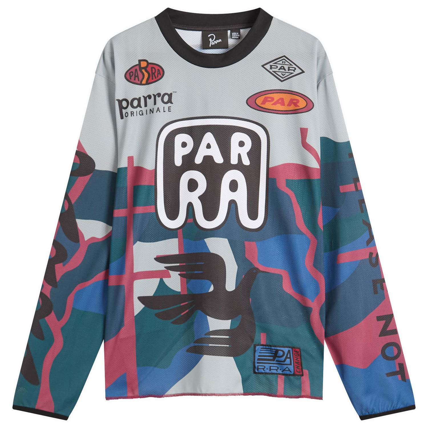Tričko By Parra Parra Dirt Jumper Long Sleeve T-Shirt Rôznofarebný | 54135-GRY, 1
