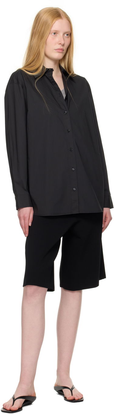 Košeľa TOTEME TOTEME Classic Tumbled Button-Down Shirt Čierna | 252-WRT0480-FB0415, 3