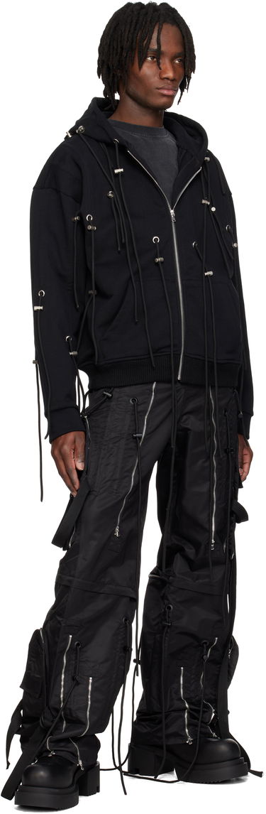 Mikina Who Decides War Who Decides War String Theory Zip-Up Hoodie Čierna | 1110520002SS25, 3