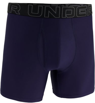 Boxerky Under Armour Under Armour UA Performance Tech Solid 6-Inch Boxer Briefs Navy | 1383849-410, 0
