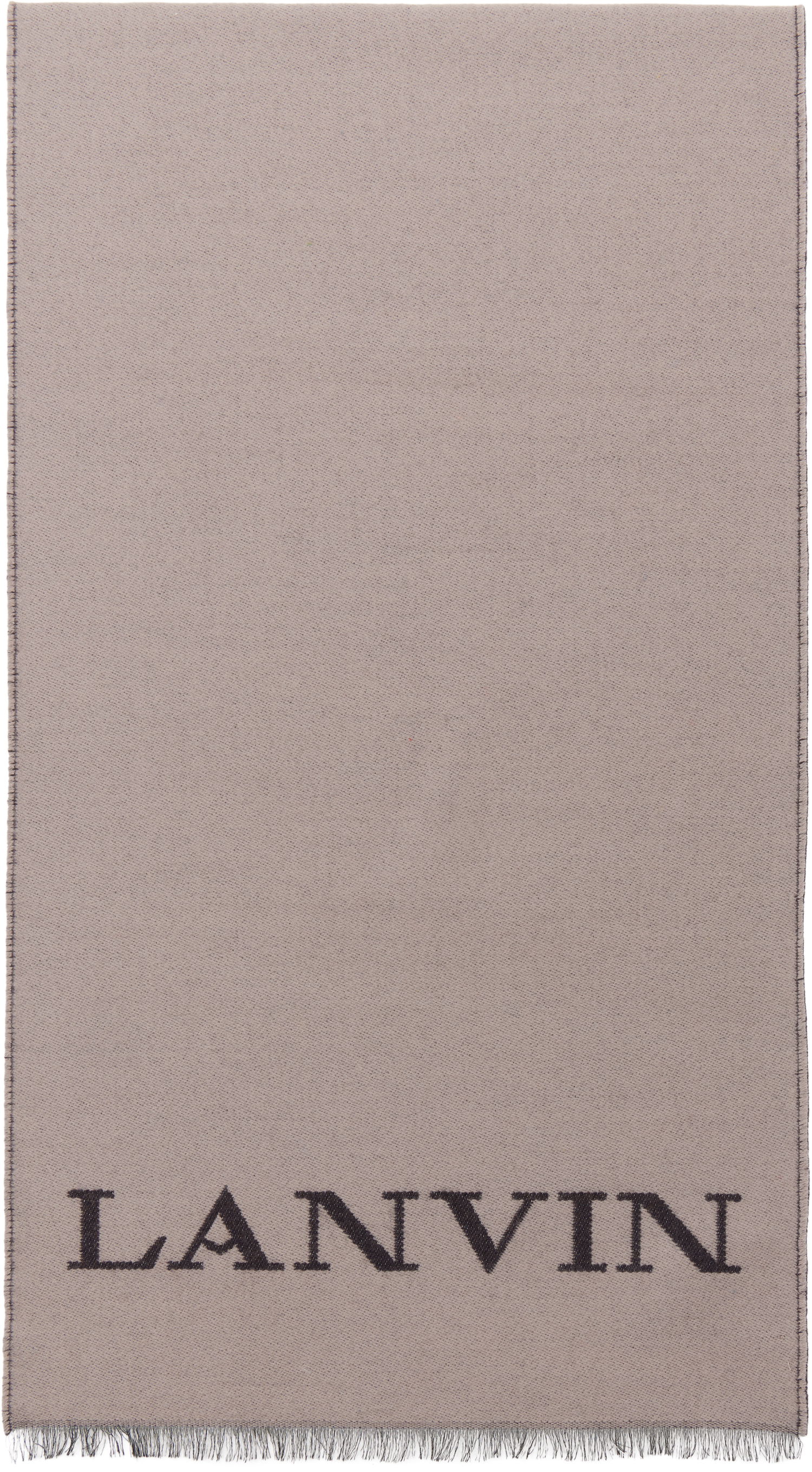 Šál LANVIN Lanvin Logo Woven Scarf Béžová | 6L3518 J6060, 0