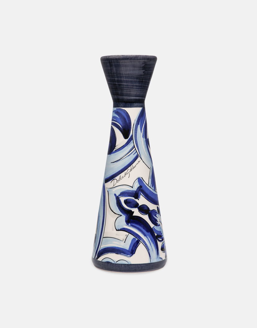 Home decor Dolce & Gabbana Dolce & Gabbana Ceramic Candle Holder Modrá | TCC187TCACDUB001