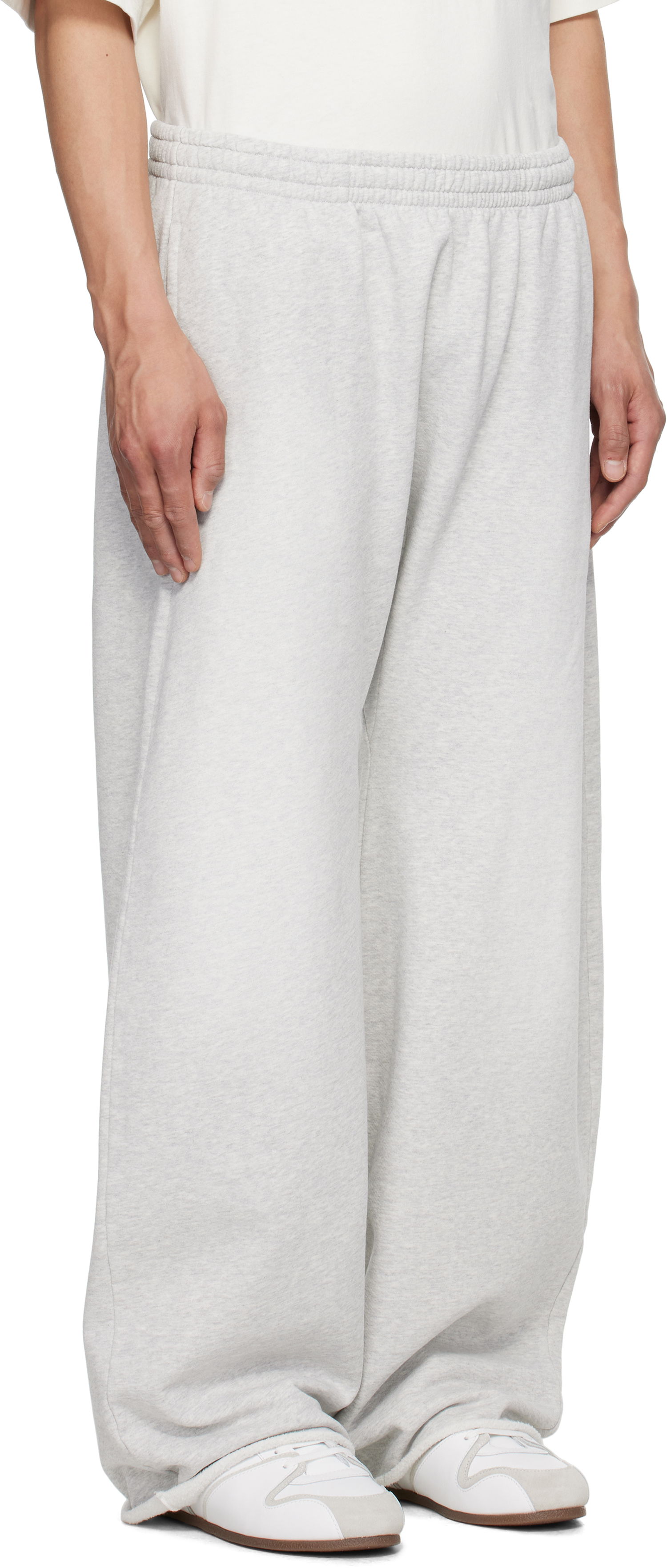 Tepláky Alexander Wang Alexander Wang Logo Oversized Cotton Terry Sweatpants Šedá | UCC2254117, 1