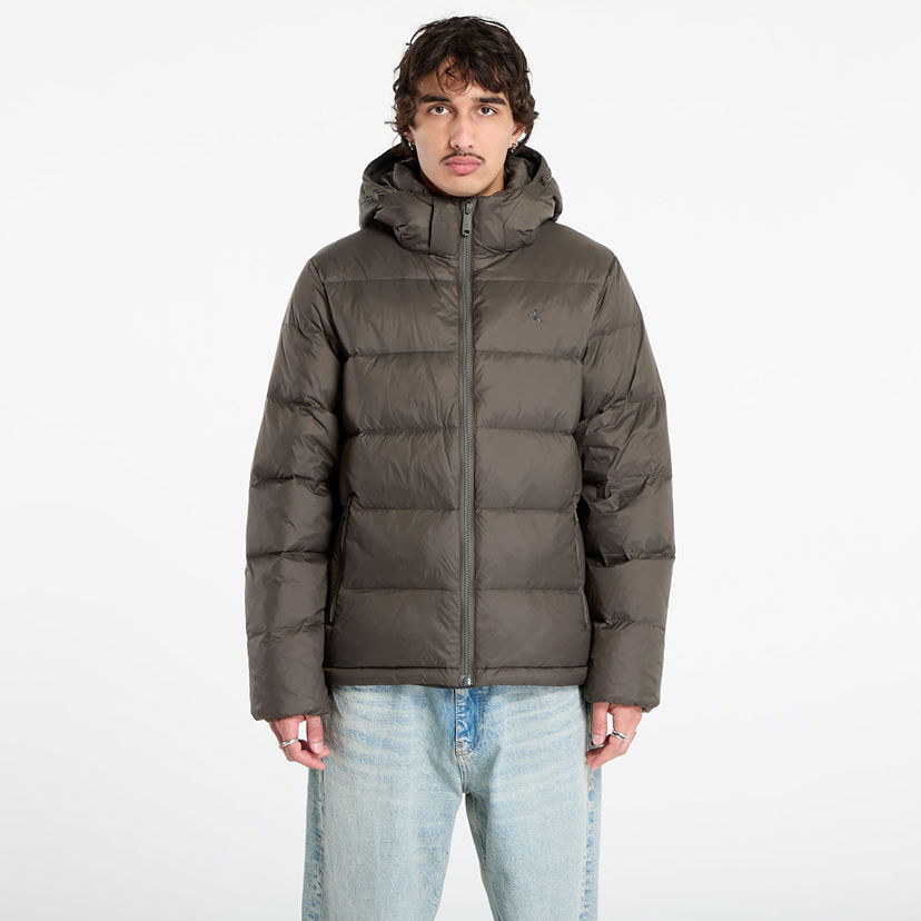 Bunda CALVIN KLEIN Calvin Klein Jeans Zip Off Hooded Nylon Jacket Zelené | LV04RC518G PAR