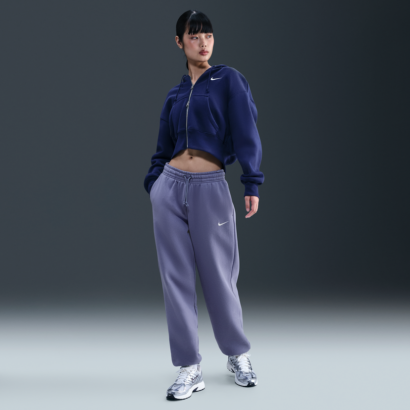 Tepláky Nike Phoenix Fleece High-Waisted Oversized Tracksuit Bottoms - Cotton/Polyester Rôznofarebný | FZ5996-499