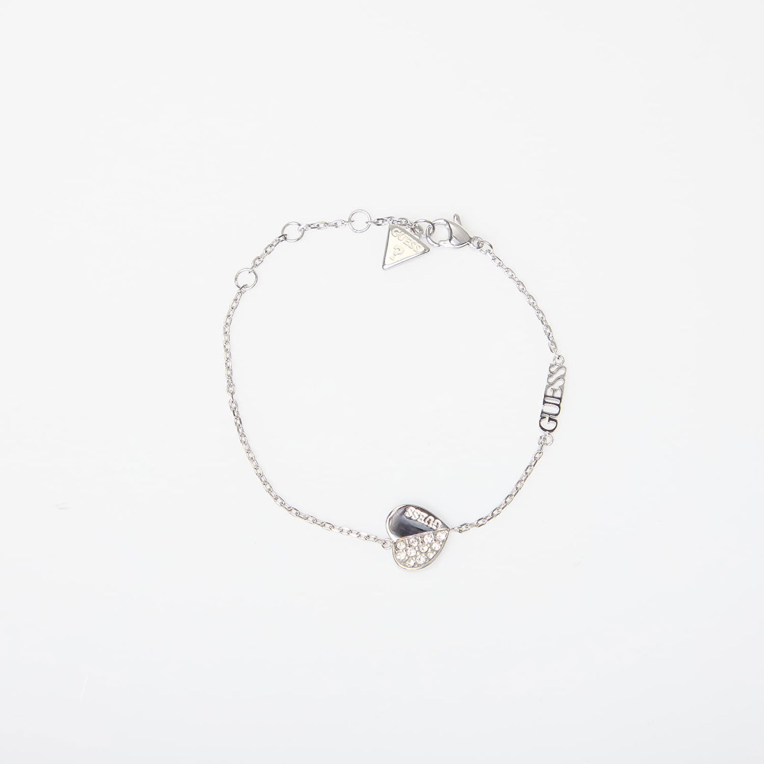 Náhrdelník GUESS Lovely Silver S Metalická | JUBB03036JWRH-SILVER, 0