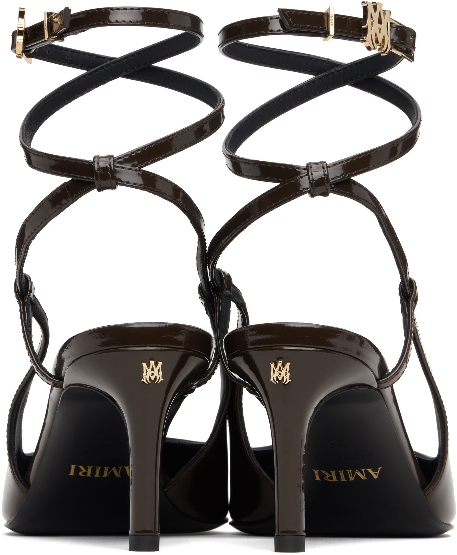 Šperky AMIRI AMIRI 'MA' Kitten Heel Pumps Hnedá | AWFOPP1001, 1