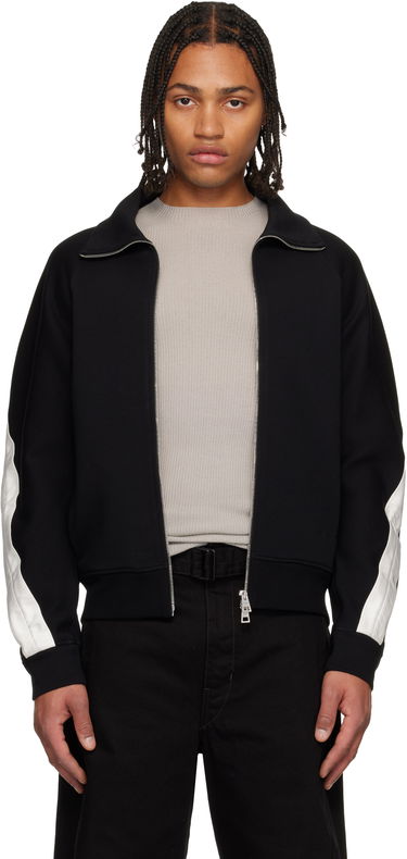 Mikina Givenchy Zipped Open Seam Contrast Sweatshirt Čierna | BMJ0NY319T001, 0