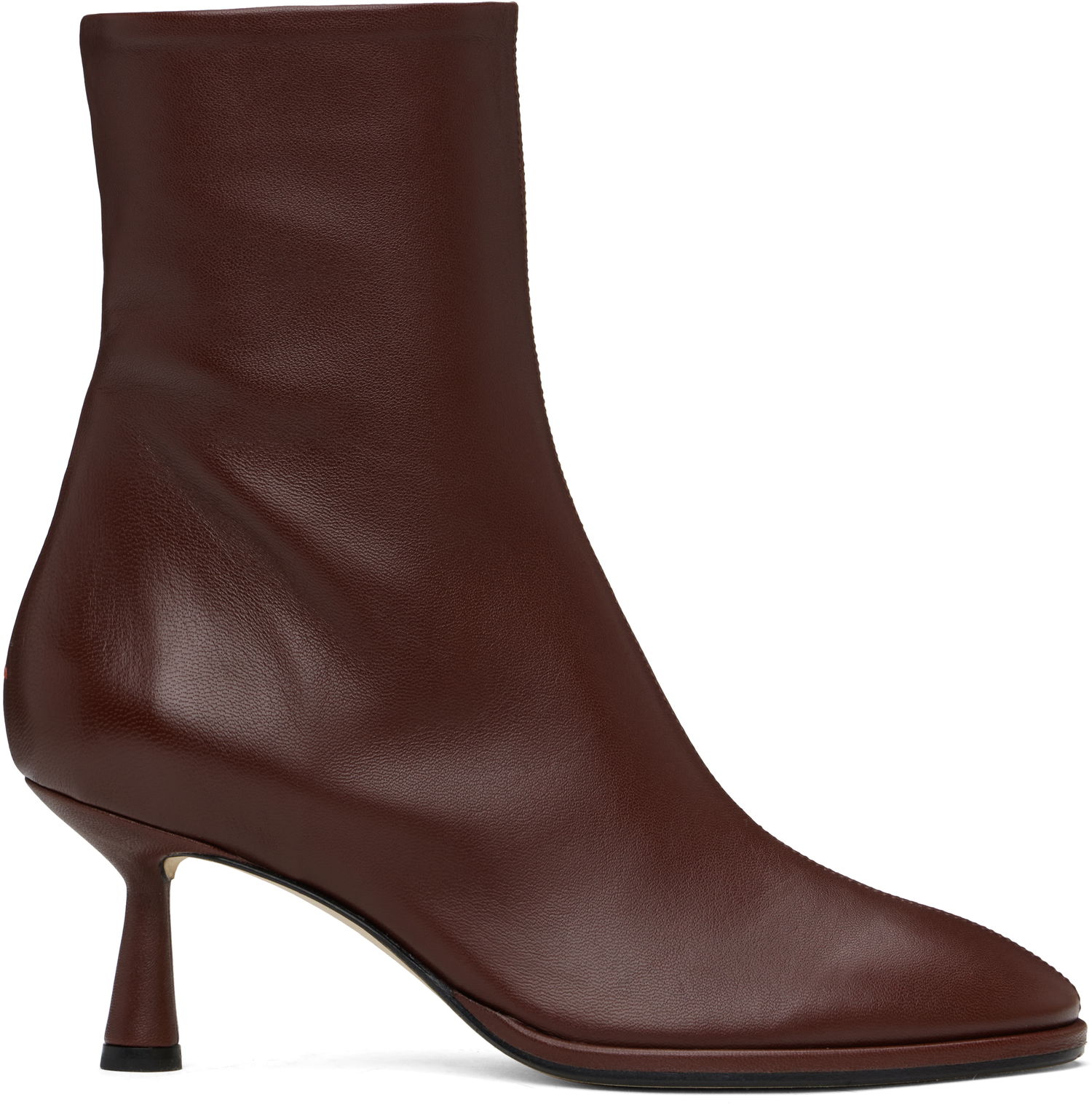 Oblečenie Aeyde Aeyde Dorothy Leather Ankle Boots Hnedá | A11-AB-IRNR65ST99-SS25-955-007, 0