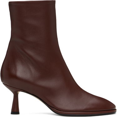Oblečenie Aeyde Aeyde Dorothy Leather Ankle Boots Hnedá | A11-AB-IRNR65ST99-SS25-955-007, 0