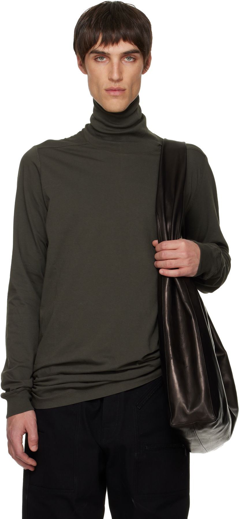 Sveter Rick Owens Rick Owens Concordians Surf Turtleneck Zelené | RU02E1286 JA