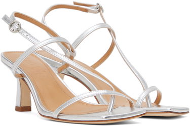Doplnky Aeyde Aeyde Elise Heeled Sandals Metalická | A11-HS-ASTS65CI-0121-920-007, 3