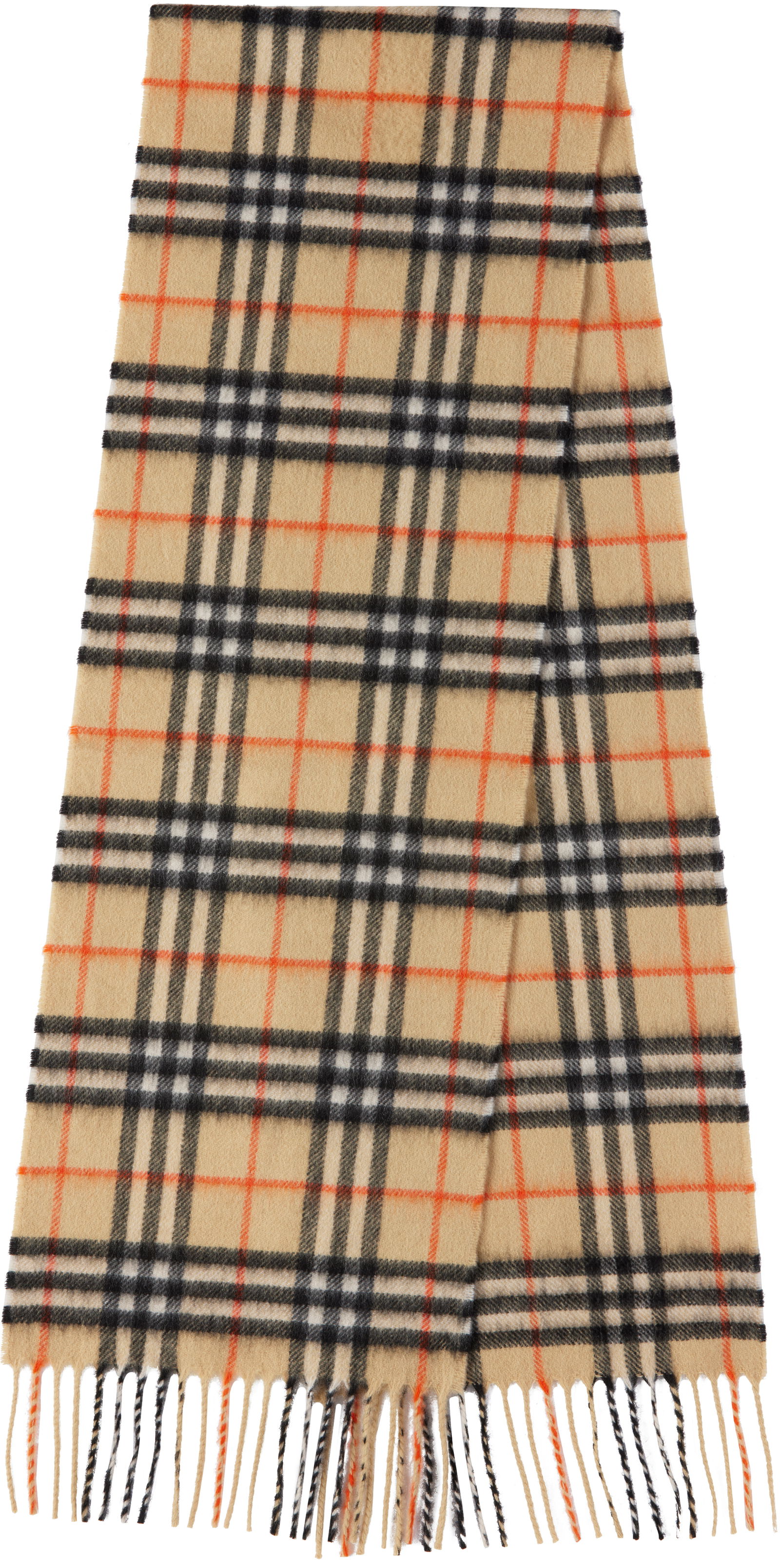 Kids' Checked Cashmere Scarf