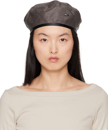 Baretka OUR LEGACY Our Legacy Nylon Beret Šedá | A2258BAB, 0