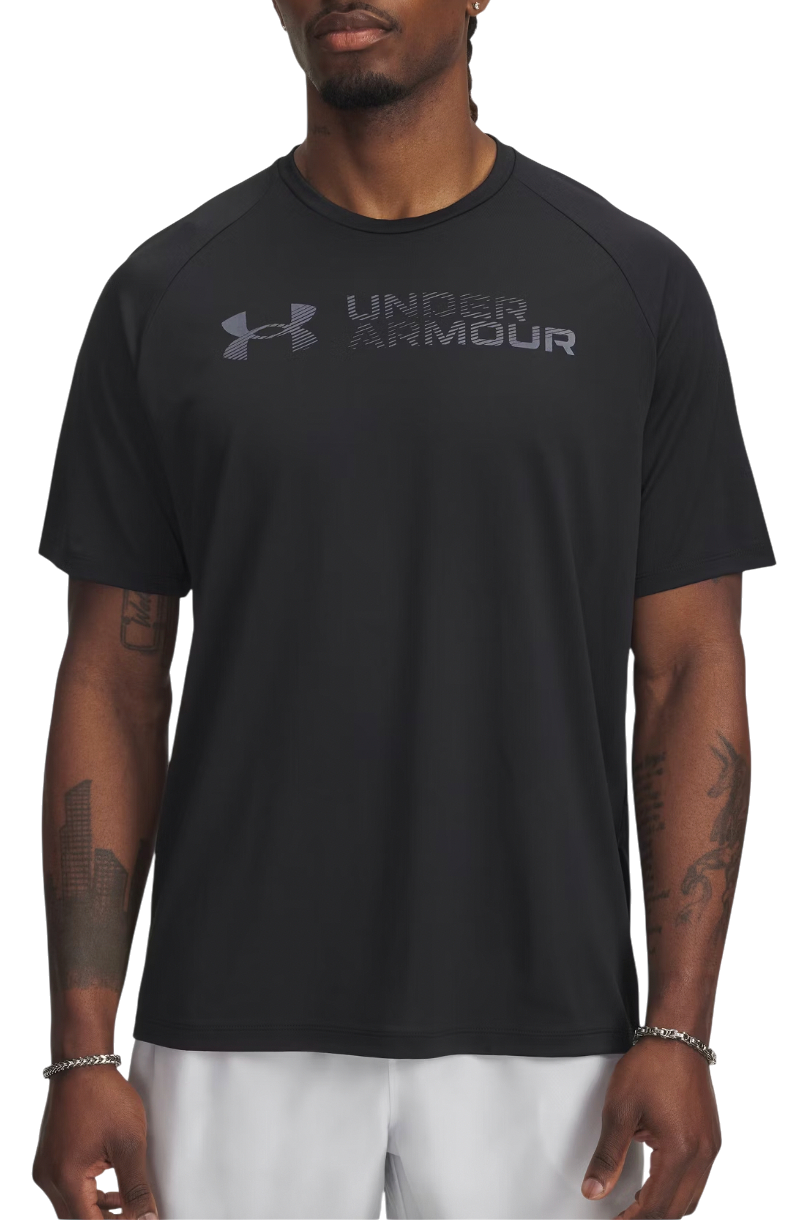 Tričko Under Armour Tech Reflective Short Sleeve T-Shirt Čierna | 6005116-001