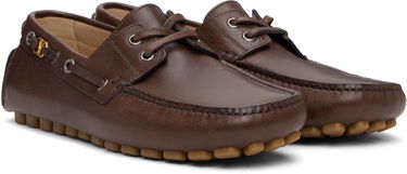 Tenisky a topánky Valentino Valentino Garavani Driver Fastaway Buffalo Loafers Hnedá | 6Y2S0J59PNJ, 3